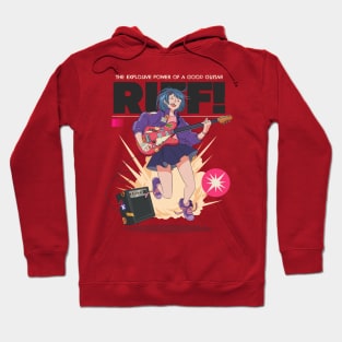 Anime Guitar Riff Girl Hoodie